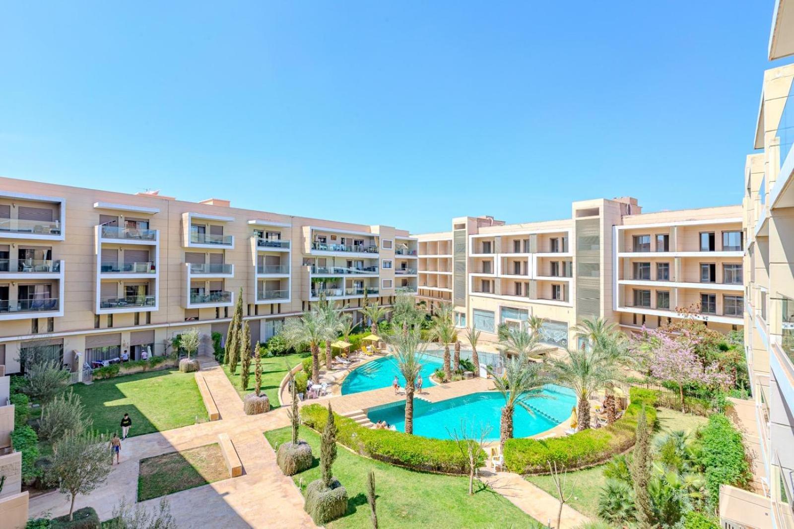 마라케시 Royal Deluxe Platinum - Marrakech, Luxe Pool View 아파트 외부 사진